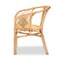 Baxton Studio Kagama Modern Bohemian Natural Brown Rattan Dining Chair 209-12789 - alternate 9